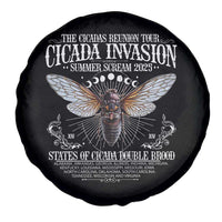 The Cicadas Reunion Tour 2025 Spare Tire Cover Cicada Invasion Brood XIV Vintage Concert Fest