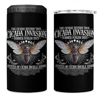 The Cicadas Reunion Tour 2025 4 in 1 Can Cooler Tumbler Cicada Invasion Brood XIV Vintage Concert Fest