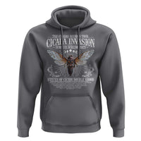 The Cicadas Reunion Tour 2025 Hoodie Cicada Invasion Brood XIV Vintage Concert Fest