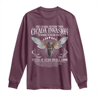 The Cicadas Reunion Tour 2025 Long Sleeve Shirt Cicada Invasion Brood XIV Vintage Concert Fest