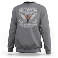 The Cicadas Reunion Tour 2025 Sweatshirt Cicada Invasion Brood XIV Vintage Concert Fest