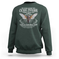The Cicadas Reunion Tour 2025 Sweatshirt Cicada Invasion Brood XIV Vintage Concert Fest