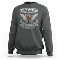 The Cicadas Reunion Tour 2025 Sweatshirt Cicada Invasion Brood XIV Vintage Concert Fest