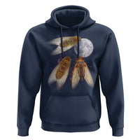 Funny 3 Cicadas Concert Fest Moon Cicada Reunion Hoodie