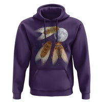 Funny 3 Cicadas Concert Fest Moon Cicada Reunion Hoodie