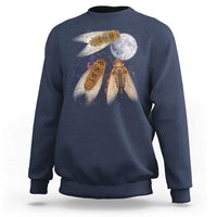 Funny 3 Cicadas Concert Fest Moon Cicada Reunion Sweatshirt