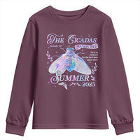 The Cicadas Brood XIV Reunion Tour Summer 2025 Youth Sweatshirt Live In Concert For The First Time Since 1634