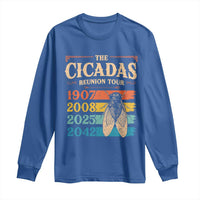 Funny Cicada Brood XIV 2025 Long Sleeve Shirt Periodical Cicada Tour 1907 2008 2042