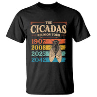 Funny Cicada Brood XIV 2025 T Shirt Periodical Cicada Tour 1907 2008 2042
