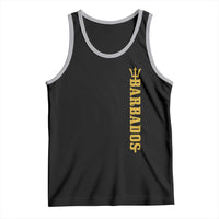 Funny Bajan Pride Barbados Trident Tank Top