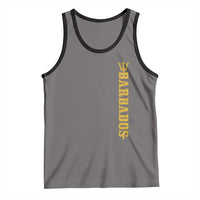 Funny Bajan Pride Barbados Trident Tank Top