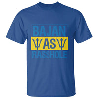 Funny Bajan As Rasshole T Shirt Barbados Flag With Barbados Tridents