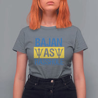 Funny Bajan As Rasshole T Shirt For Women Barbados Flag With Barbados Tridents