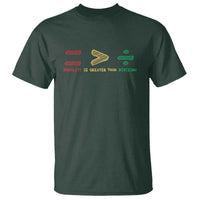 Juneteenth Equality Is Greater Than Division T Shirt Equal Rights Math Symbol