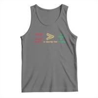 Juneteenth Equality Is Greater Than Division Tank Top Equal Rights Math Symbol