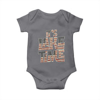 Funny It's Lake Time Baby Onesie Patriotic Boater American Flag USA 4th of July - Wonder Print Shop