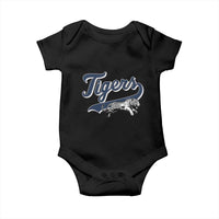 Funny Tiger Lover Sports Name Baseball Baby Onesie - Wonder Print Shop