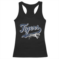 Funny Tiger Lover Sports Name Baseball Racerback Tank Top - Wonder Print Shop