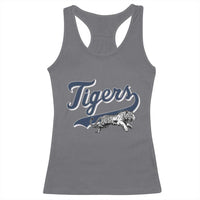 Funny Tiger Lover Sports Name Baseball Racerback Tank Top - Wonder Print Shop