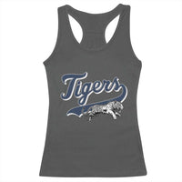 Funny Tiger Lover Sports Name Baseball Racerback Tank Top - Wonder Print Shop
