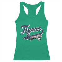 Funny Tiger Lover Sports Name Baseball Racerback Tank Top - Wonder Print Shop