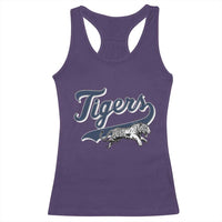 Funny Tiger Lover Sports Name Baseball Racerback Tank Top - Wonder Print Shop