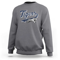 Funny Tiger Lover Sports Name Baseball Sweatshirt - Wonder Print Shop