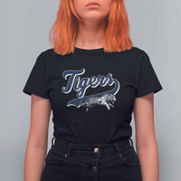 Funny Tiger Lover Sports Name Baseball T Shirt For Women - Wonder Print Shop