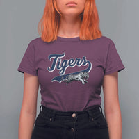 Funny Tiger Lover Sports Name Baseball T Shirt For Women - Wonder Print Shop