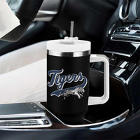 Funny Tiger Lover Sports Name Baseball Tumbler With Handle - Wonder Print Shop