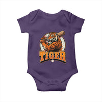Funny Tiger Lover Baseball Animal Sport Baby Onesie Inspirational Athletic - Wonder Print Shop