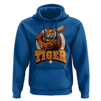 Funny Tiger Lover Baseball Animal Sport Hoodie Inspirational Athletic - Wonder Print Shop