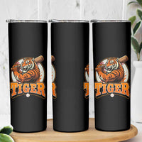 Funny Tiger Lover Baseball Animal Sport Skinny Tumbler Inspirational Athletic - Wonder Print Shop