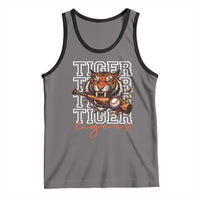 Funny Tiger Lover Baseball Animal Sports Tank Top Inspirational Athletic - Wonder Print Shop