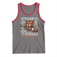 Funny Tiger Lover Baseball Animal Sports Tank Top Inspirational Athletic - Wonder Print Shop
