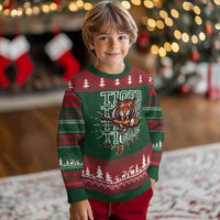 Funny Tiger Lover Baseball Animal Sports Knitted Sweatshirt Inspirational Athletic - Wonder Print Shop