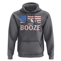 Funny Red White And Booze Hoodie 4th Of July Beer American Flag - Wonder Print Shop