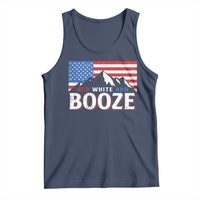 Funny Red White And Booze Tank Top 4th Of July Beer American Flag - Wonder Print Shop