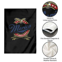 Funny Merica Since 1776 Garden Flag 4th of July Beer Lover Eagle - Wonder Print Shop