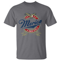 Funny Merica Since 1776 T Shirt 4th of July Beer Lover Eagle - Wonder Print Shop