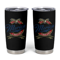 Funny Merica Since 1776 Tumbler Cup 4th of July Beer Lover Eagle - Wonder Print Shop