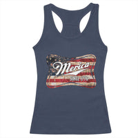 Funny Merica Since 1776 Racerback Tank Top 4th of July Beer Lover American Flag - Wonder Print Shop