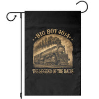 Steam Locomotive Legend of The Rails Train Garden Flag