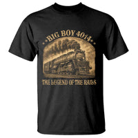 Steam Locomotive Legend of The Rails Train T Shirt