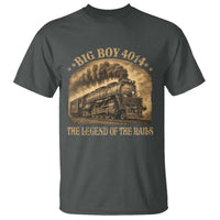 Steam Locomotive Legend of The Rails Train T Shirt