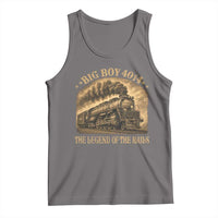 Steam Locomotive Legend of The Rails Train Tank Top