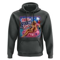 Chill The Fourth Out Doll Meme 4th of July Hoodie