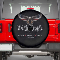 We The People Patriotic Bald Eagle USA 250th Anniversary Bold Proud Free Spare Tire Cover