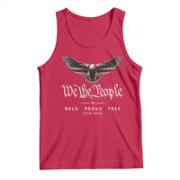 We The People Patriotic Bald Eagle USA 250th Anniversary Bold Proud Free Tank Top