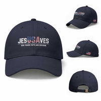 Jesus Saves USA 250th Anniversary Baseball Cap 250 Years of Fath And Freedom 4th of July